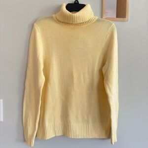 Croft & Barrow Soft Yellow Turtleneck Sweater